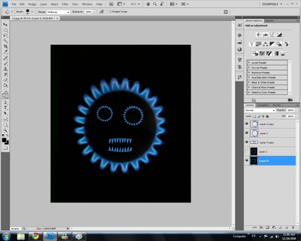 Creation of gas burner_4b1244e494974: Step 2